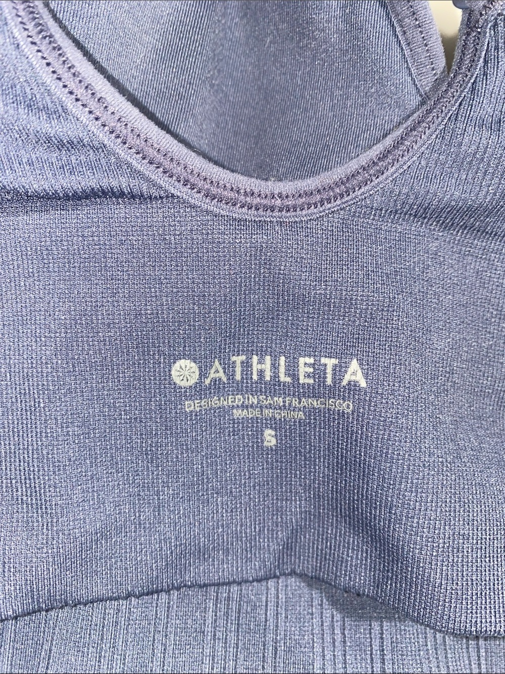 đAthleta Navy blue workout sports top/ bra! - Picture 7 of 8
